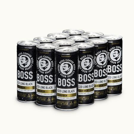 SUNTORY BOSS Coffee - Iced Long Black (237ml) 12CANs