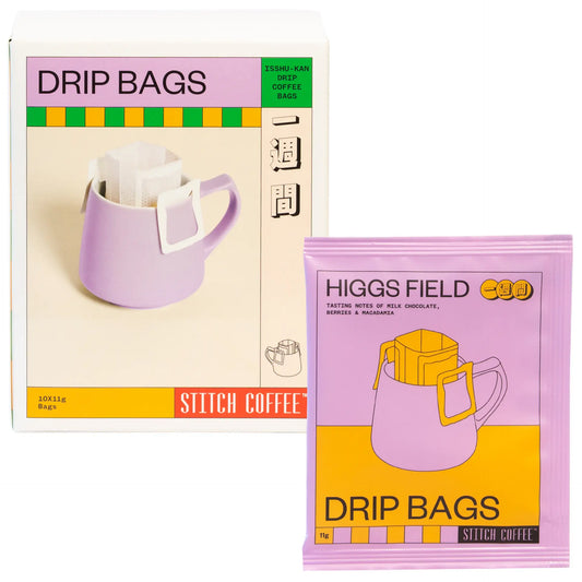 STITCH COFFEE - ISSHU-KAN HIGGS FIELD BLEND DRIP BAGS