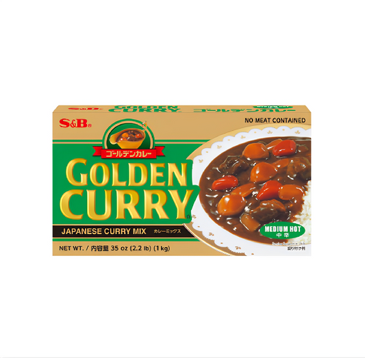 S&B Golden Curry Medium Hot 1kg