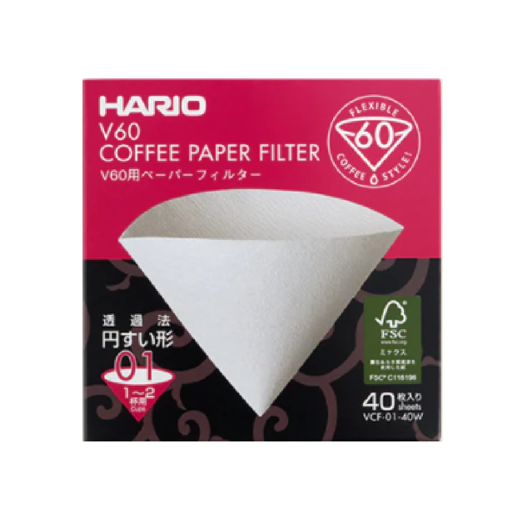 HARIO Paper Filter Size 01 40 Packs