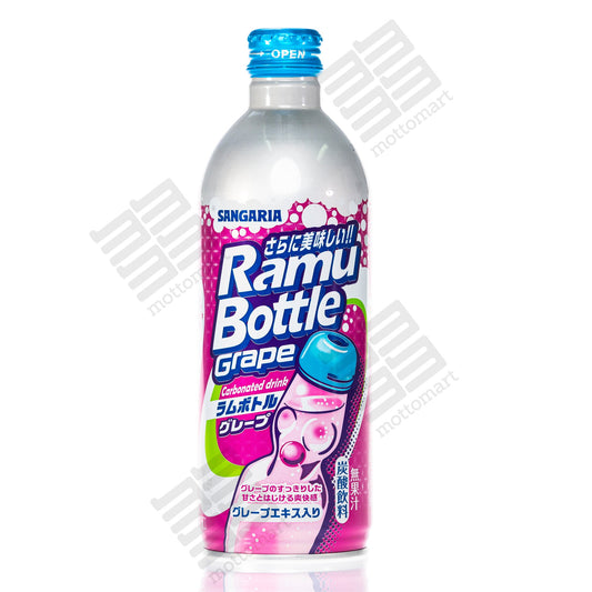 SANGARIA Ramune - Grape Flavour (500ml) x24