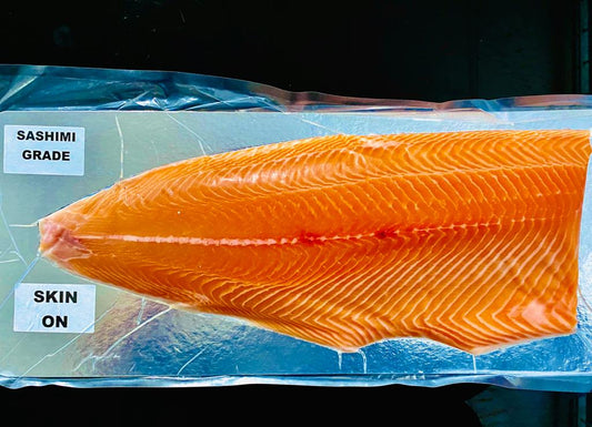 SALMON FILLET SKIN ON (BONELESS) 1.8Kg/PACK