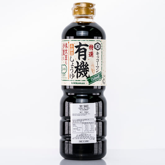 KIKKOMAN Tokusen Yuuki Shoyu - Organic Soy Sauce 750ml