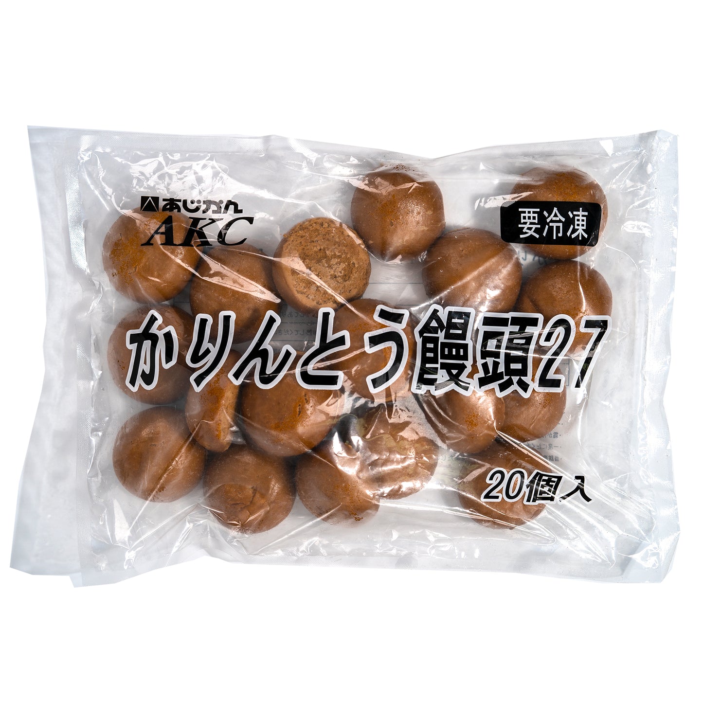 AJIKAN Karinto Manjyu- Frozen Cake with sweet bean paste 27g x 20pc