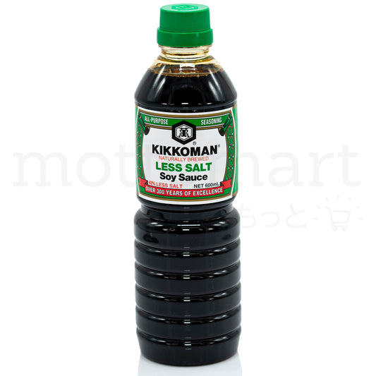 KIKKOMAN Less Salt Shoyu - Soy Sauce 600ml