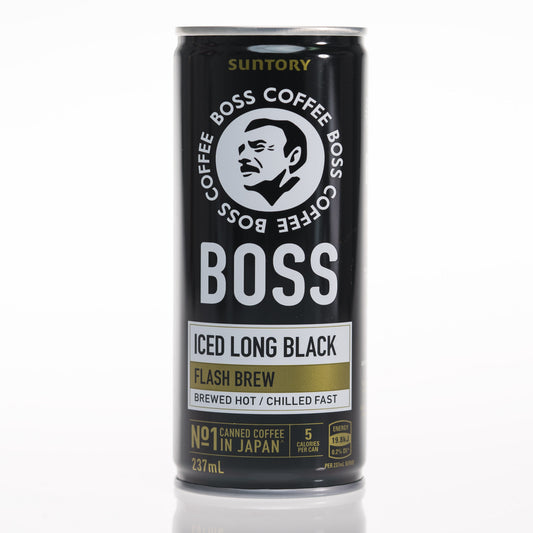 SUNTORY BOSS Coffee - Iced Long Black (237ml) CAN