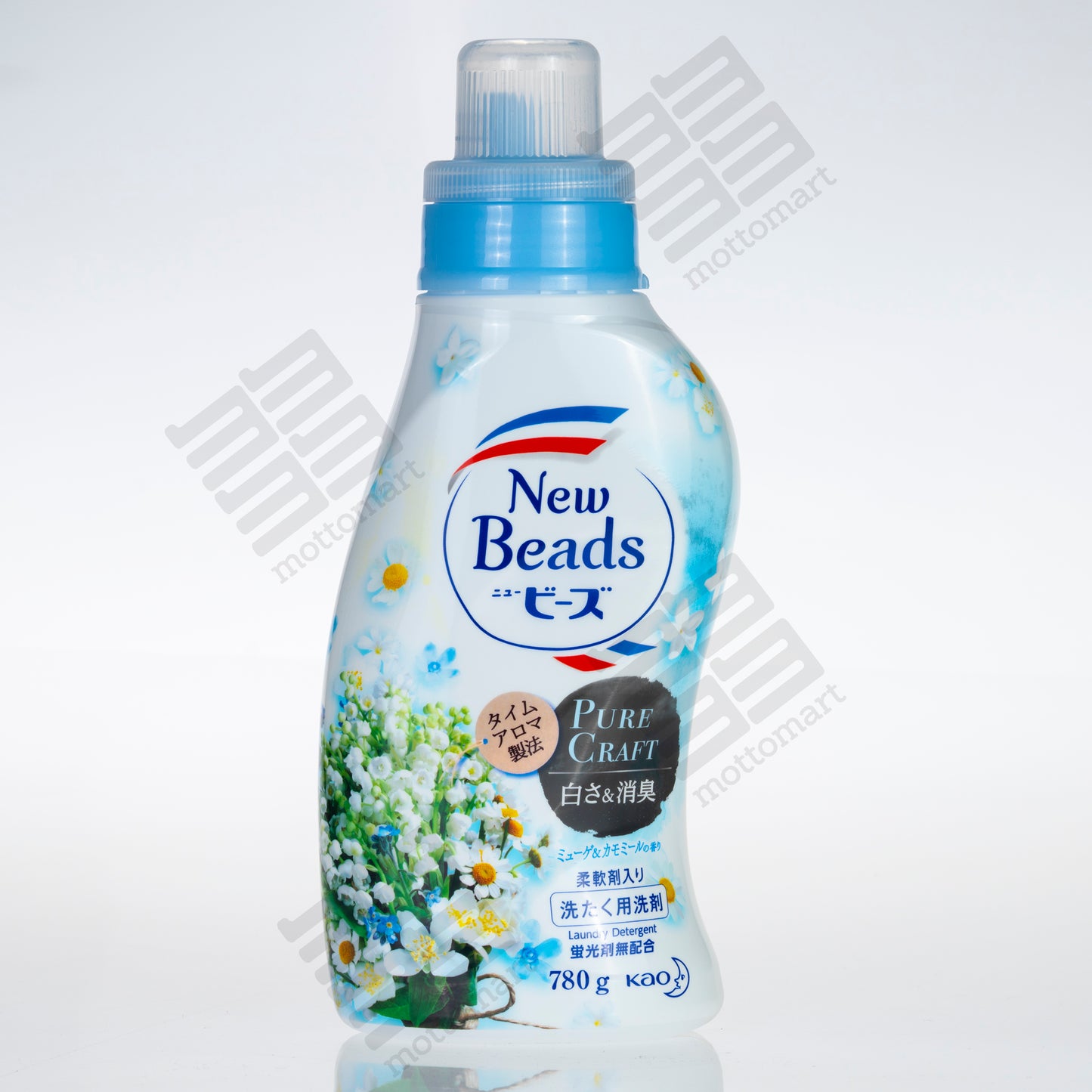 KAO Softening Laundry Detergent Luxurious Floral Fragrance - Jasmine (780g) 花王 ニュービーズ ニューゲ＆カモミールの香り 柔軟剤入り洗たく用洗剤