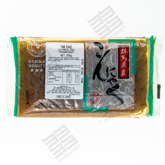 KOGANEZAWA Ita Konnyaku Kuro - Yam Cake (250g)
