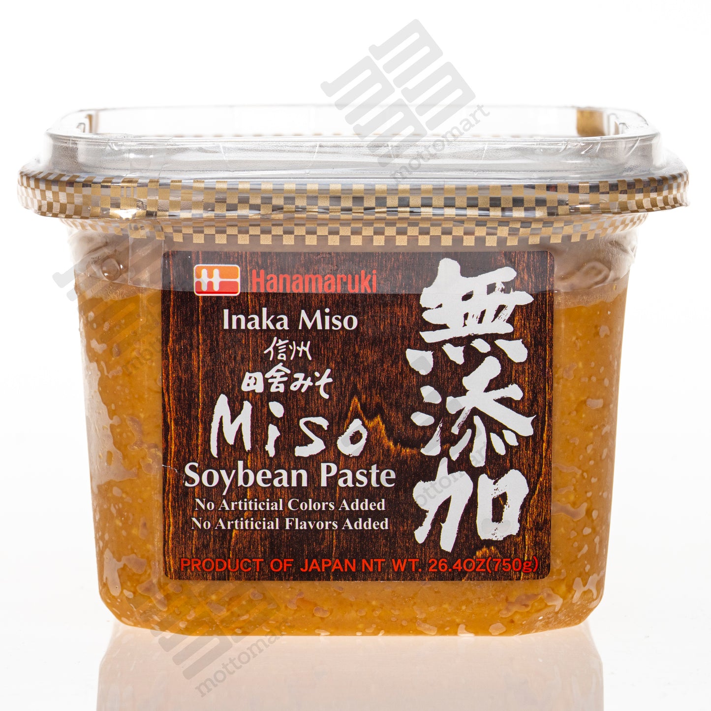 HANAMARUKI Mutenka Inaka Miso (750g) ハナマルキ 無添加 田舎みそ