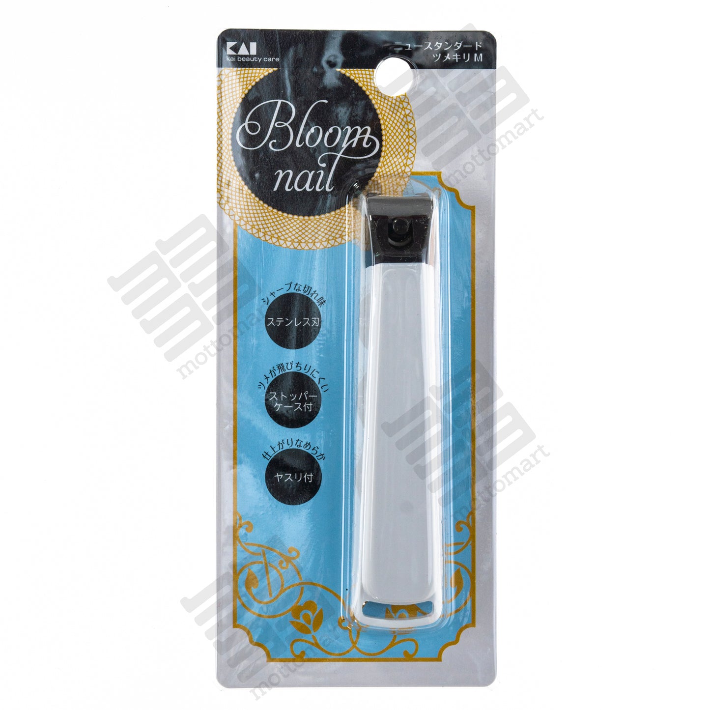 KAI Beauty Care Bloom Nail - Nail Clipper (M size) ブルームネイル ニュースタンダード 爪切り