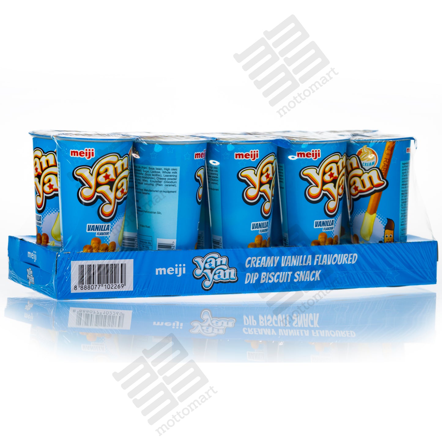 MEIJI Yan Yan Vanilla Biscuit 50g x 10 Cans