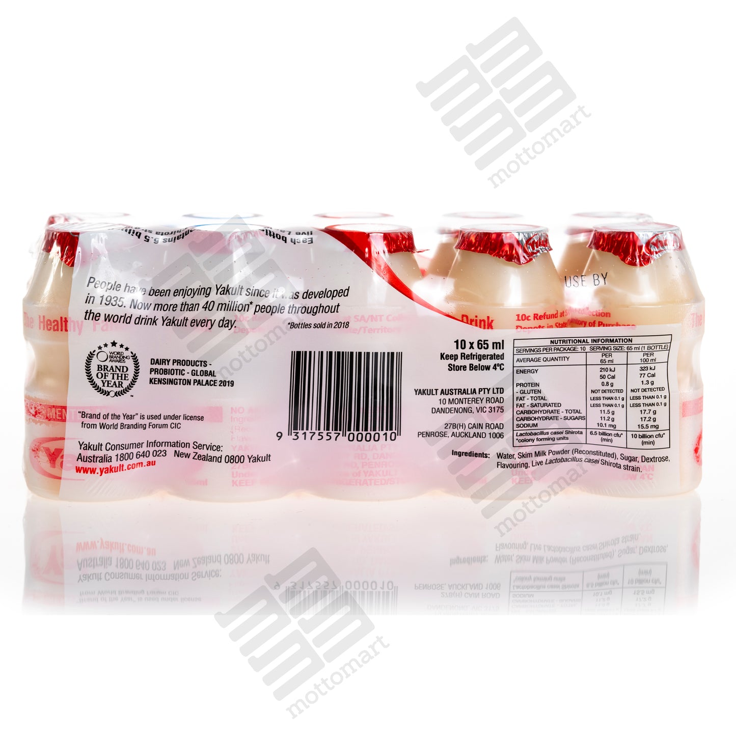 YAKULT Probiotic Fermented Milk Drink (65mlx10)