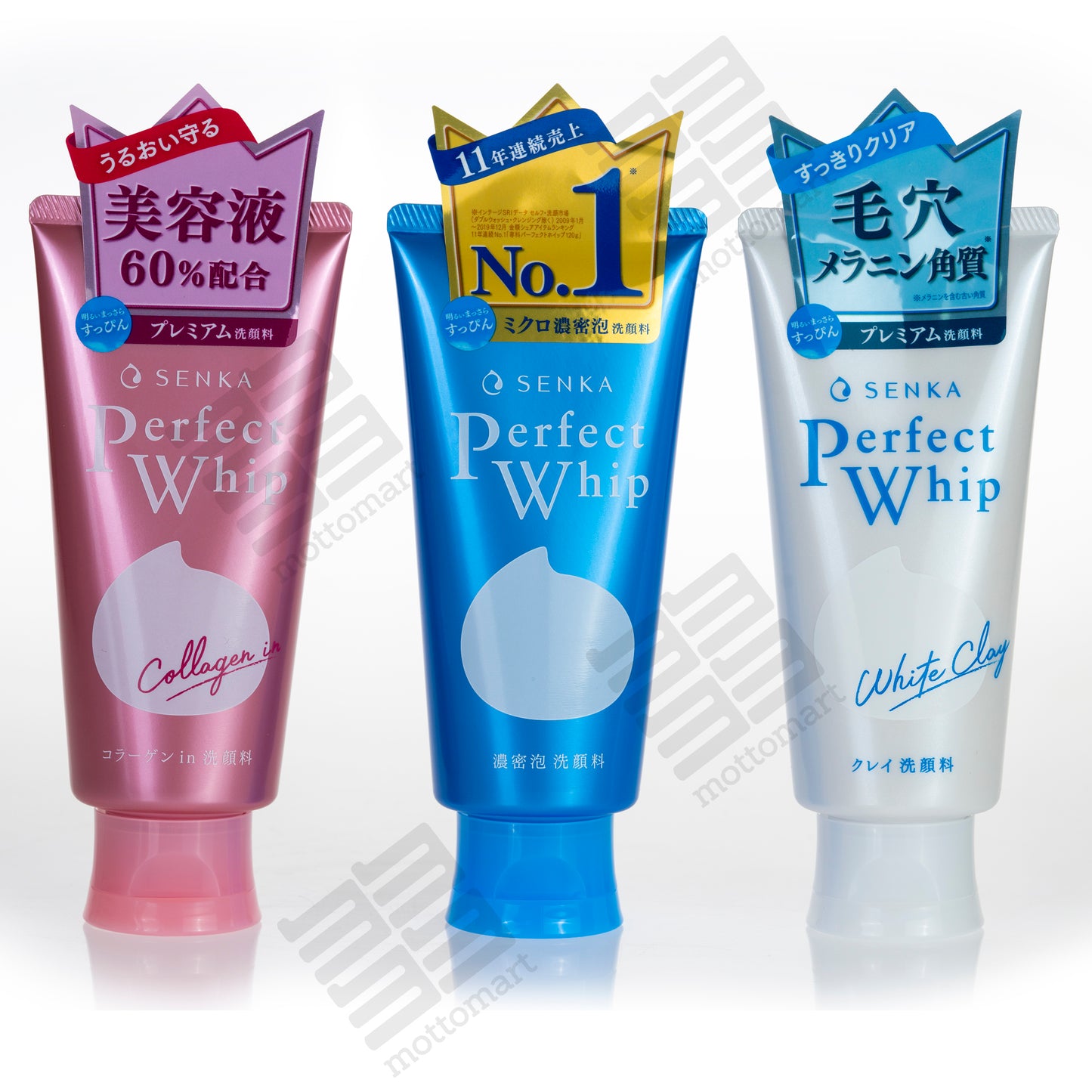 SHISEIDO Senka Perfect Whip Facial White Clay (120g) 洗顔専科 パーフェクト ホワイトクレイ 洗顔フォーム